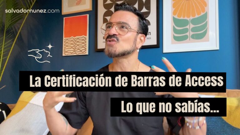 que es una certificación , clase de barras de access consciousness