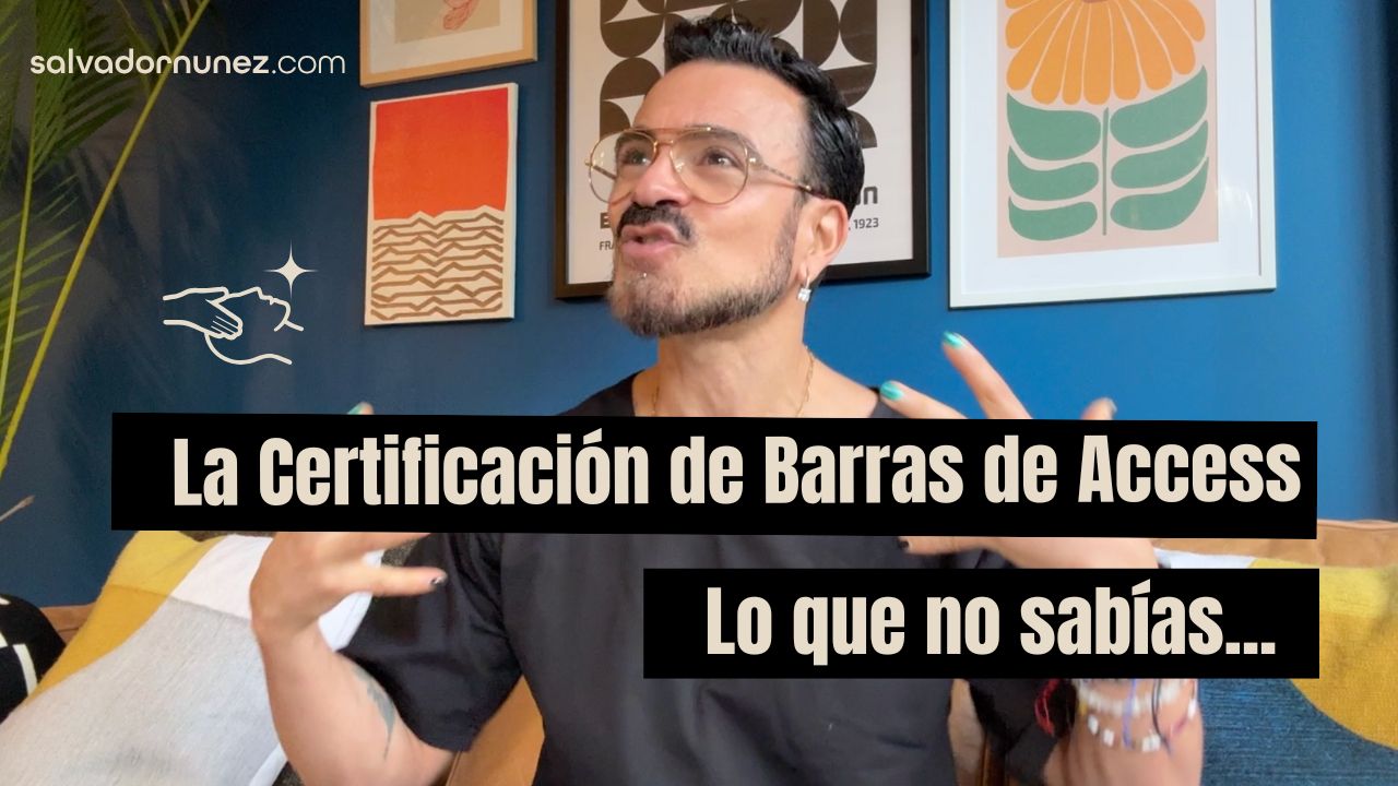 que es una certificación , clase de barras de access consciousness