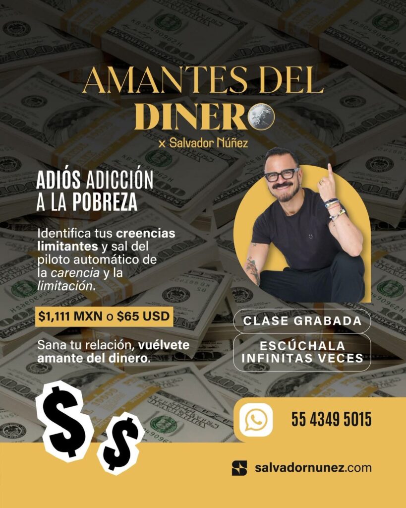 clase online amantes del dinero con salvador nunez