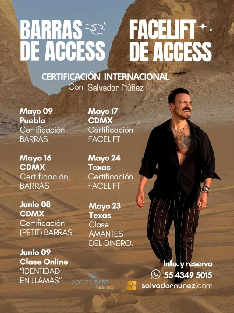 salvador nunez, certificacion barras de access, facelift energetico, clases en linea, identidad en llamas