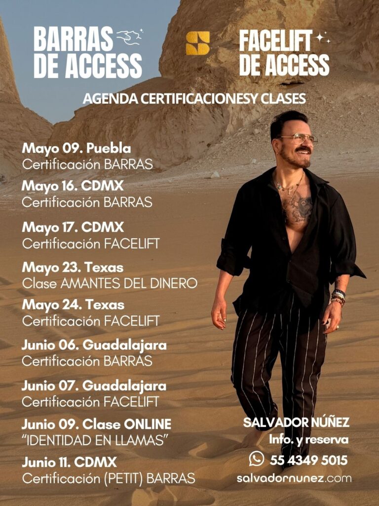 salvador nunez, certificacion barras de access y facelift en cdmx, puebla, guadalajara, texas