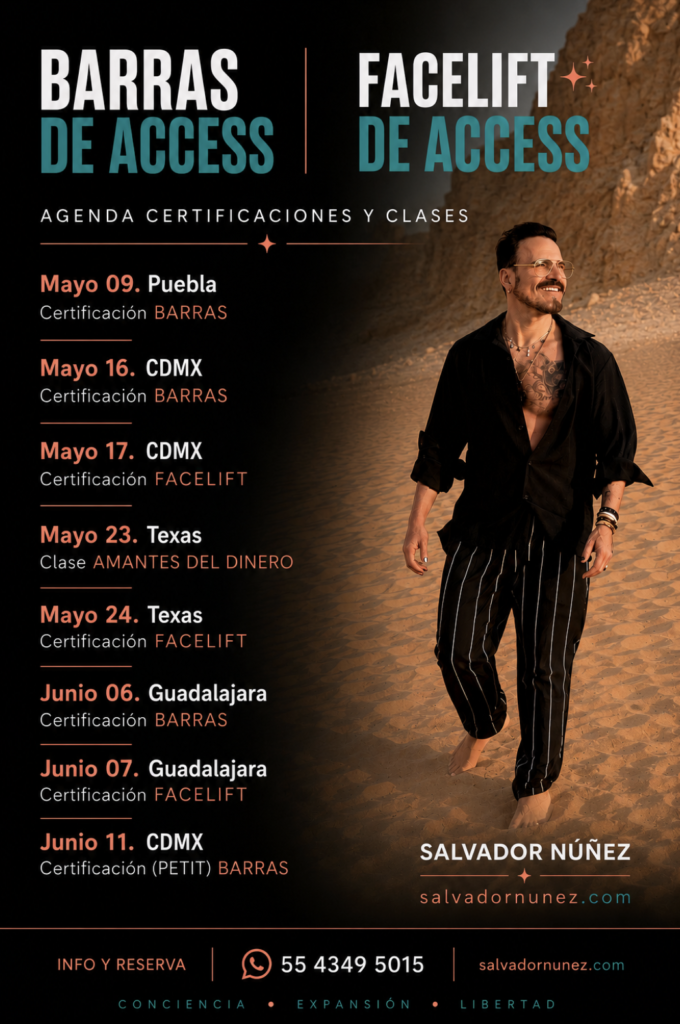 salvador nunez, certificacion barras de access y facelift en cdmx, puebla, guadalajara, texas
