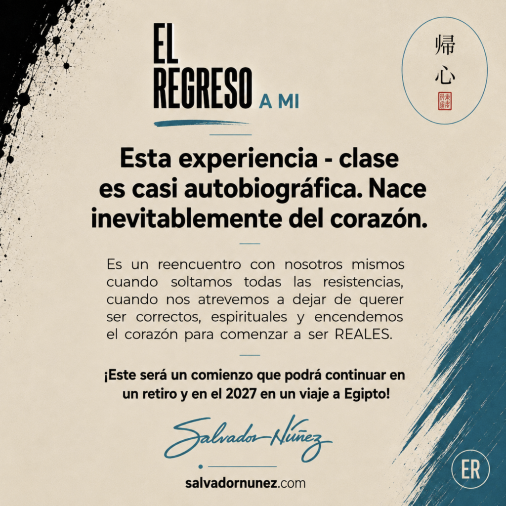 clase el regreso a mi salvador nunez