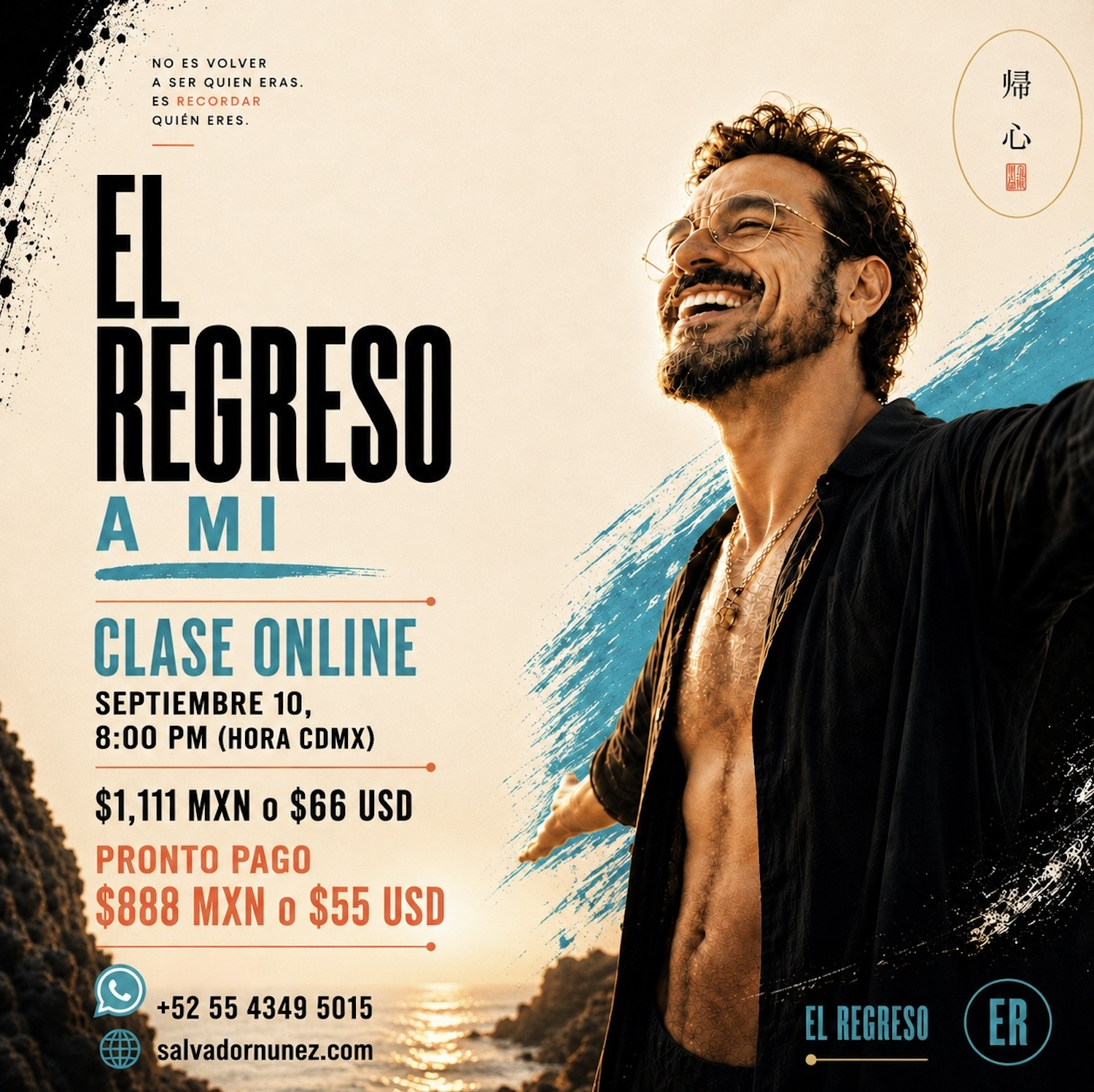 clase el regreso a mi salvador nunez