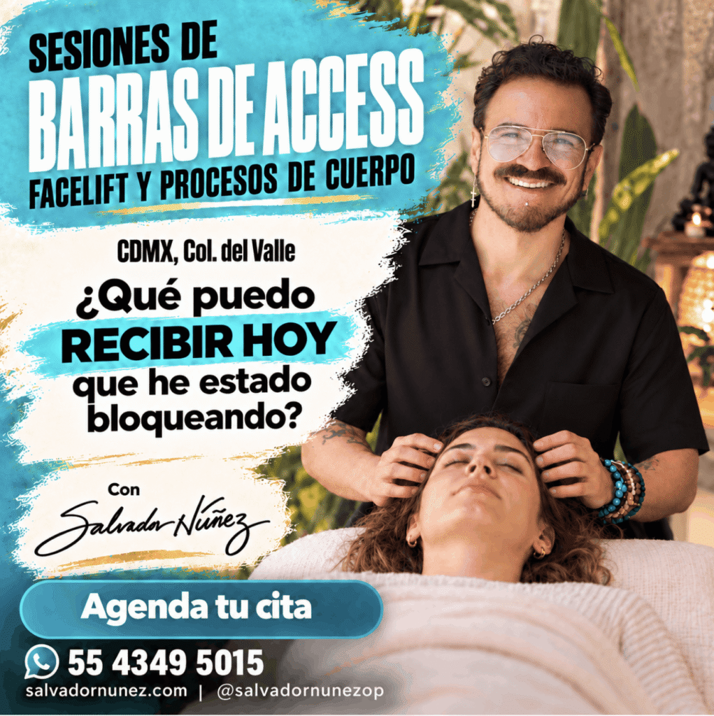 sesiones de barras de access, facelift energetico y procesos de cuerpo de Access Consciousness con Salvador Nunez en CDMX